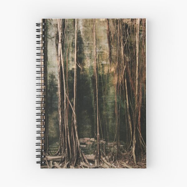 Item preview, Tangled Tree Roots Growing Over the Old Wall - Gloomy Yet Perfectly Weathered designed and sold by sthNnth.