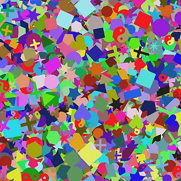 Artwork thumbnail, Colorful Random Pattern by CBNetwork