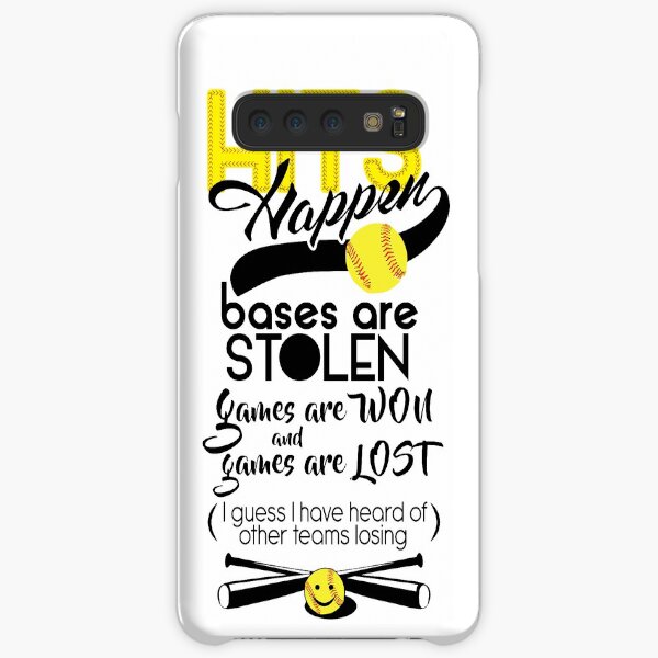 softball, Hits Happen Samsung Galaxy Snap Case