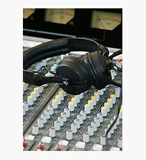 Headphones Photographic Print