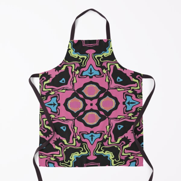 Item preview, Cosmic Carnival Pink Blue Yellow Orange Black designed and sold by Sector18.