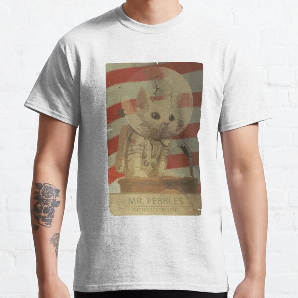 Mr. Pebbles - The first cat in space Classic T-Shirt