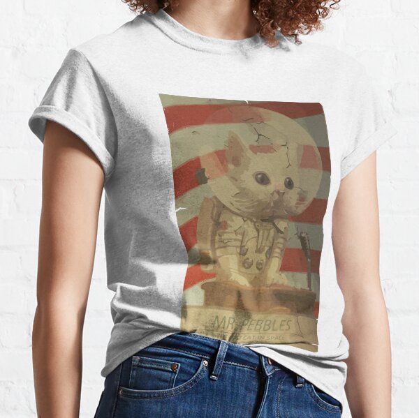 Mr. Pebbles - The first cat in space Classic T-Shirt