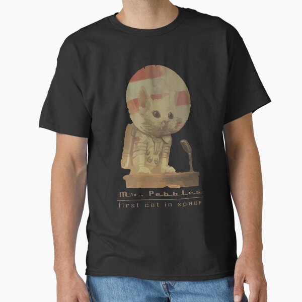 Item preview, Mr. Pebbles - The first cat in space! designed and sold by HeySteve.
