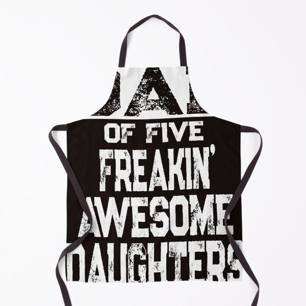 Item preview, Funny Dad Gift Dad of Five Freakin Awesome Daughters designed and sold by LindaAinswort.