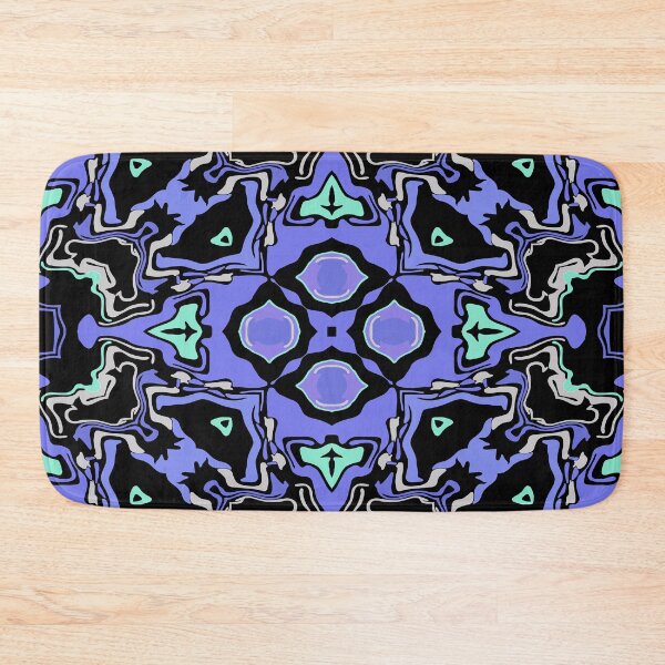 Item preview, Cosmic Carnival Purple Green Gray Violet Black designed and sold by Sector18.