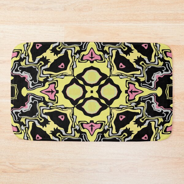Item preview, Cosmic Carnival Yellow Pink Gray Purple Black designed and sold by Sector18.