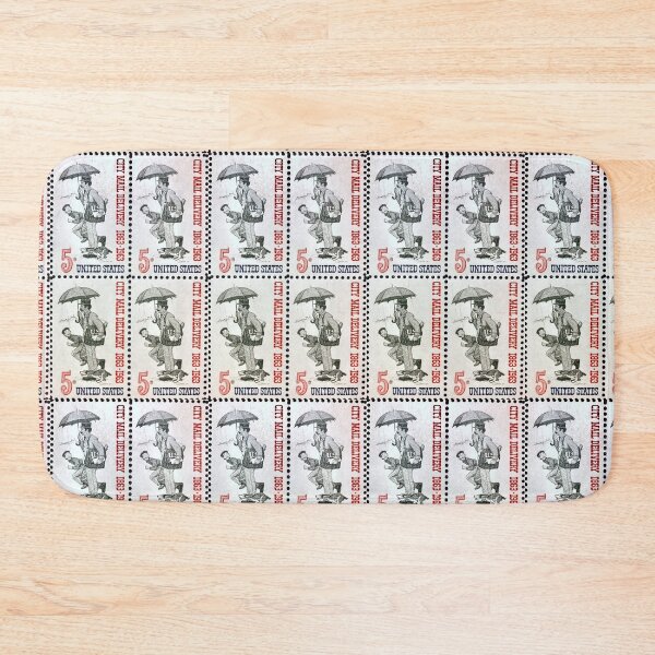 Item preview, City Mail Delivery 1971 Vintage Postage Stamp designed and sold by Factory57.
