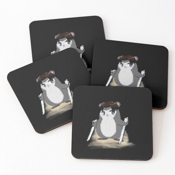 Item preview, hamster Levi Ackerman designed and sold by Alejandra Rodriguez Gonzalez.