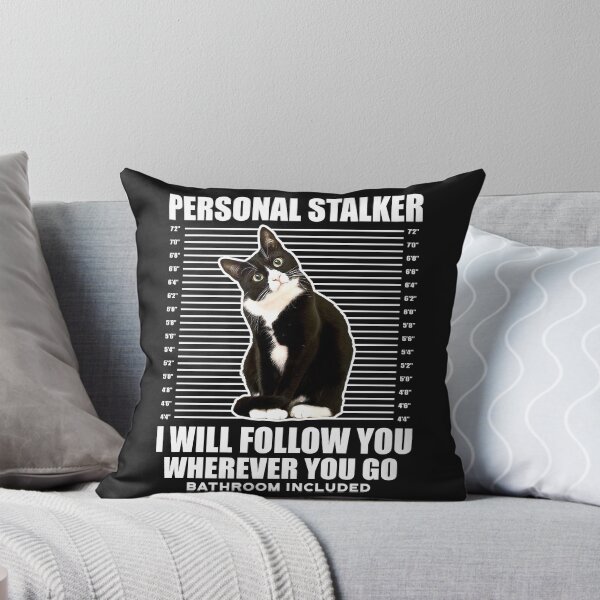 Artikelvorschau, Tuxedo Cat Personal Stalker Lustige Katze Kätzchen Liebhaber Geschenk entworfen und verkauft von teest2209.