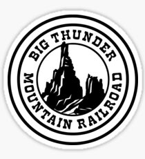 HeroThunderMountainWhite Sticker