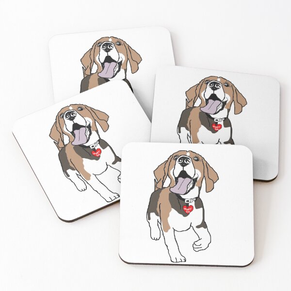 Item preview, Happy Beagle dog, smile dog, Funny Cute Puppy Big Happy Smile designed and sold by JeffPark.