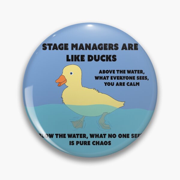 Item preview, Stage Manager Duck designed and sold by KiannasMind.