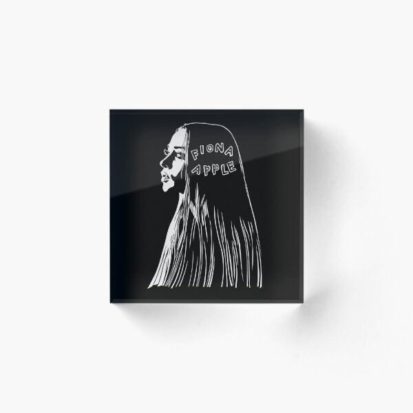 Fiona Apple white Acrylic Block