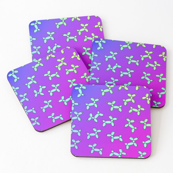 Item preview, Super Colorful Balloon Dogs Print! (Split Rainbow Gradient) designed and sold by KelseyLovelle.