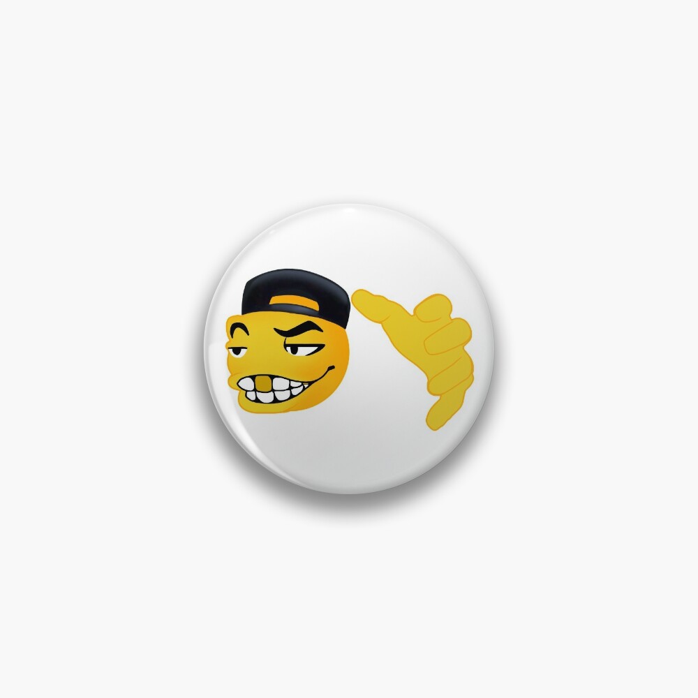 Dab Me Up Emoji Grabs Your Balls Meme Pin For Sale By Fomodesigns Redbubble 