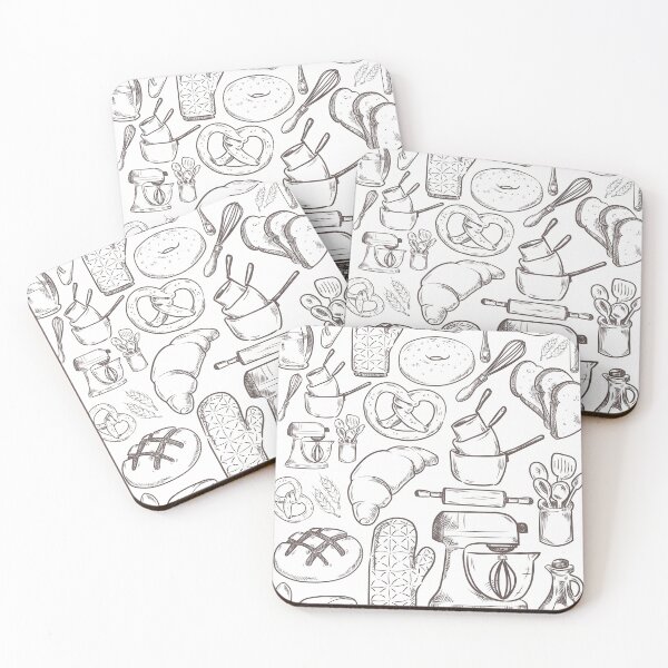 Item preview, Baker’s Heaven doodle print designed and sold by UrbanEthnia.