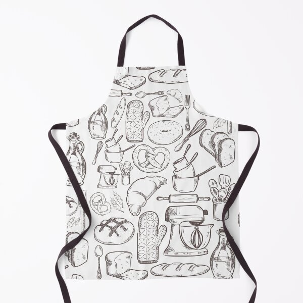 Item preview, Baker’s Heaven doodle print designed and sold by UrbanEthnia.