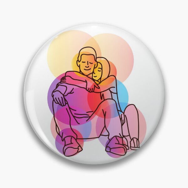 Aperçu de l'œuvre couple coloré créée et vendue par prustenvc.