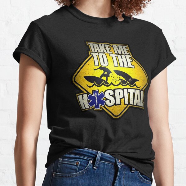 ataque de tiburón negro Camiseta clásica