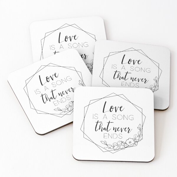 Item preview, Love is a Song that never Ends designed and sold by MandVDesigns.