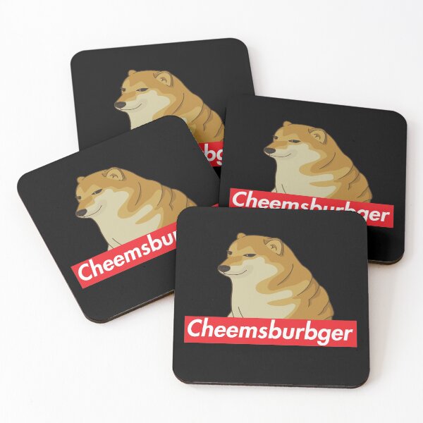 Item preview, Cheems Cheemsburbger Label designed and sold by Rzera-.