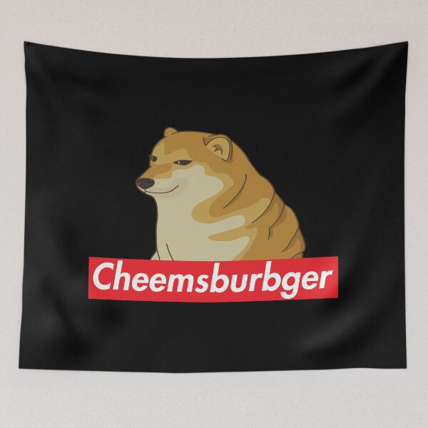 Item preview, Cheems Cheemsburbger Label designed and sold by Rzera-.