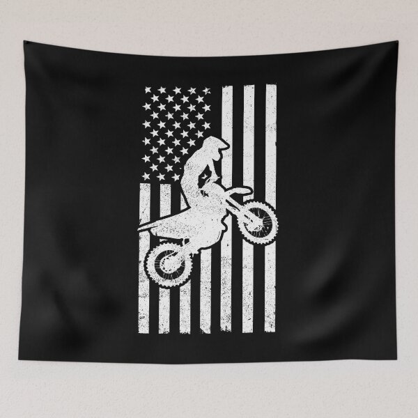 Item preview, American Flag Dirt Bike Motocross Design designed and sold by tshirtexpressiv.