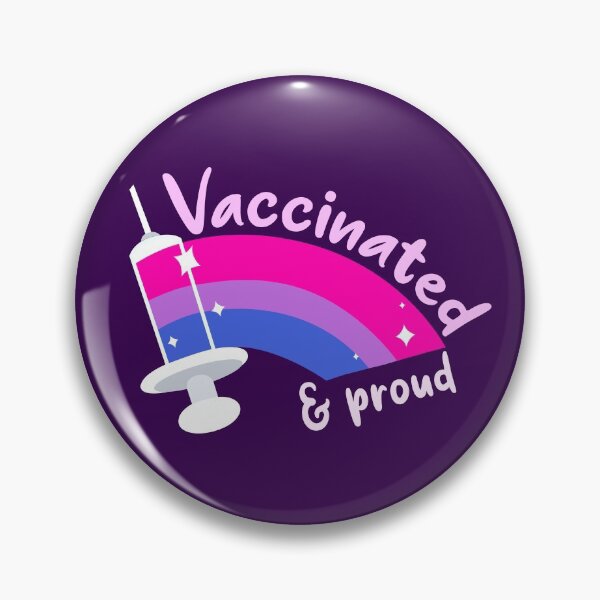 Item preview, Vaccinated & Proud (Bi) designed and sold by sweetliss.
