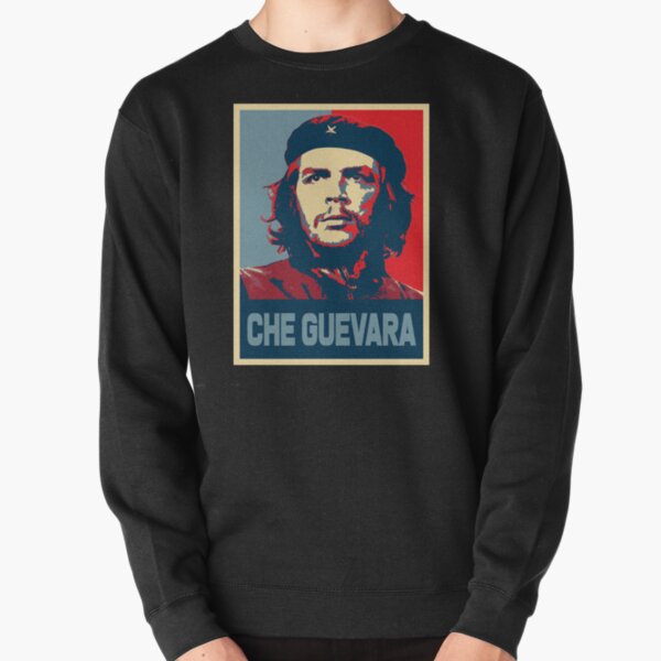 Che Guevara inspired Printed Hoodie Long Sleeves Cool Crew Neck Top Pullover