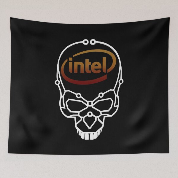 Item preview, Intel Skull  designed and sold by ShotEsquire.