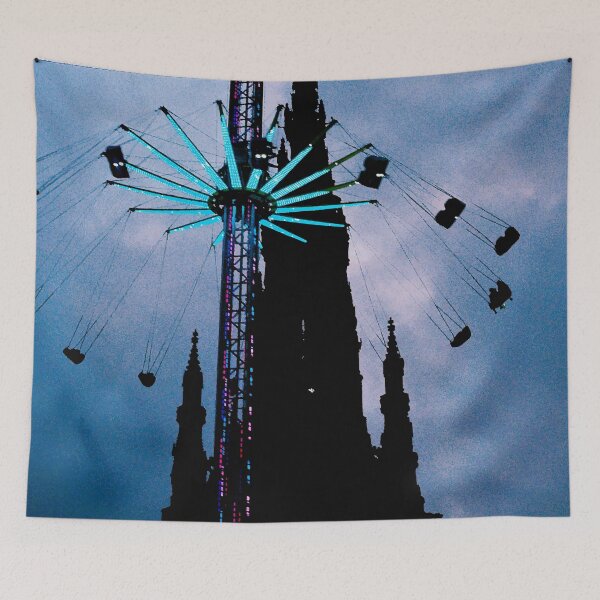 Item preview, Edinburgh Star Flyer and the Scott Monument designed and sold by Lewis Spragg.