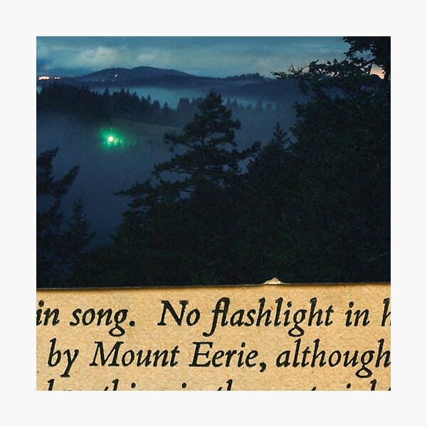 Item preview, Mount Eerie - No Flashlight designed and sold by eeriemic.