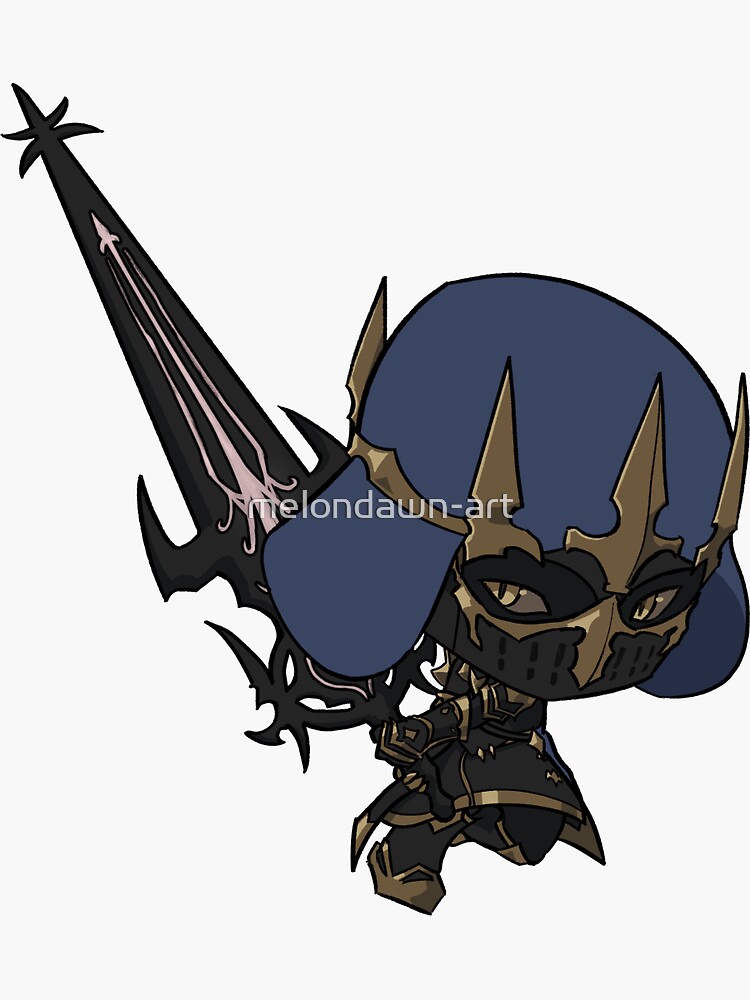 "Fray Myste" Sticker by melondawnart Redbubble