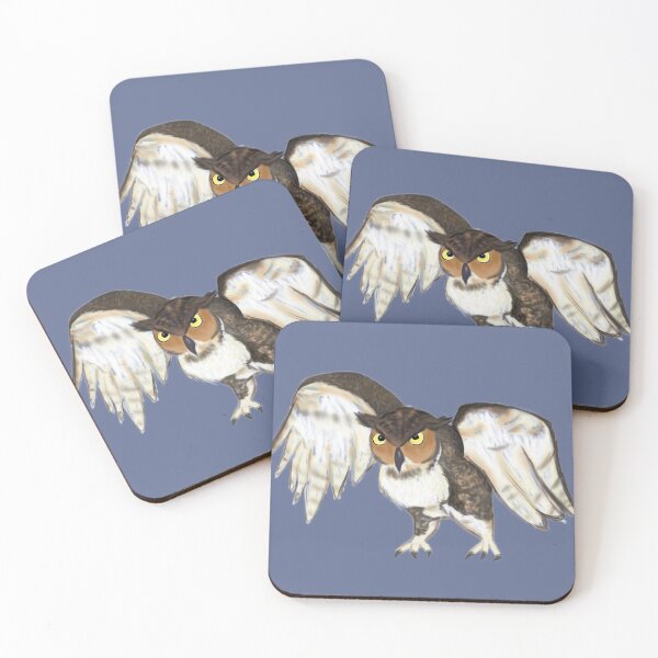 Item preview, Great Horned Owl designed and sold by becfromthedead.
