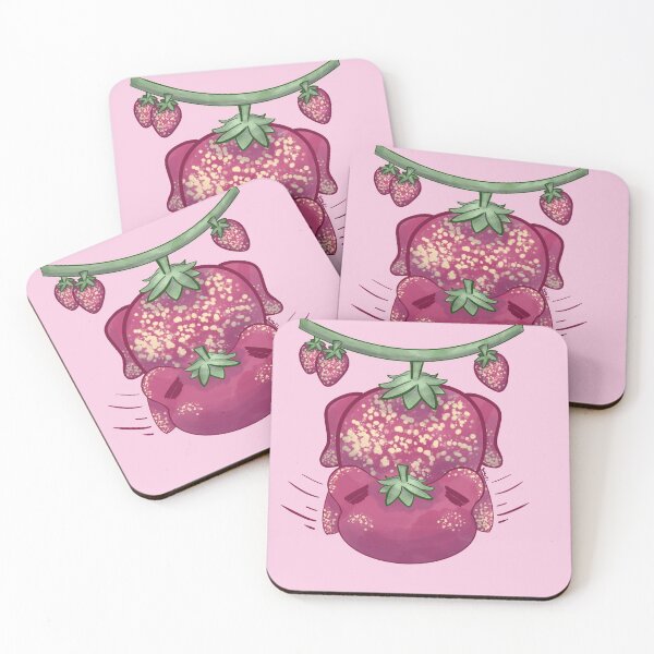 Item preview, Hanging strawberry frog  designed and sold by SpeepsMidnight.