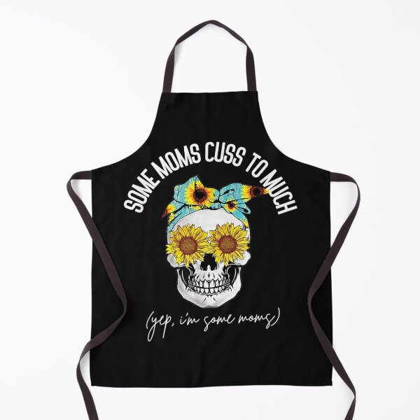 Item preview, Some Moms Cuss Too Much Funny Skull Design designed and sold by boopsblunt.