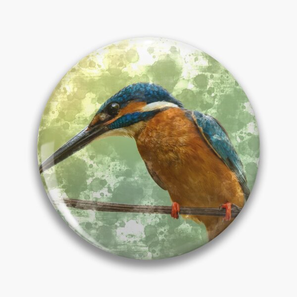 Item preview, Side view of colorful Common kingfisher  designed and sold by Soban Raj.