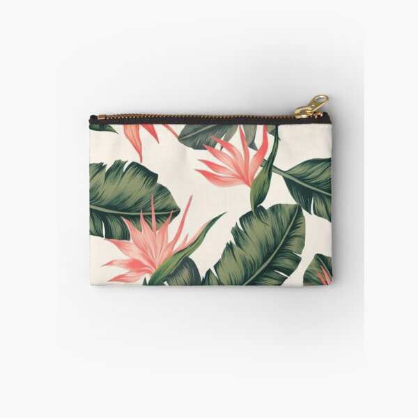 Item preview, Aesthetic Pink Flowers Green Leaves designed and sold by AdhyaBoby.