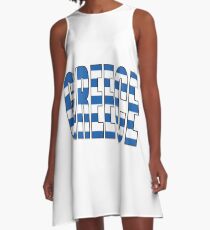 Griechenland A-Linien Kleid