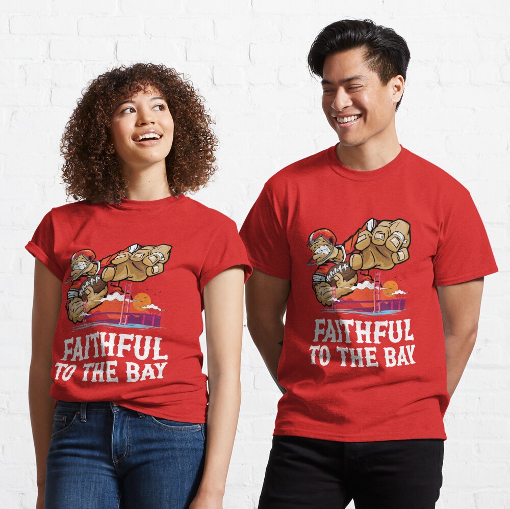 San Francisco 49er - Faithful To The Bay RED Essential T-Shirt for Sale  by Moh-Khalifa