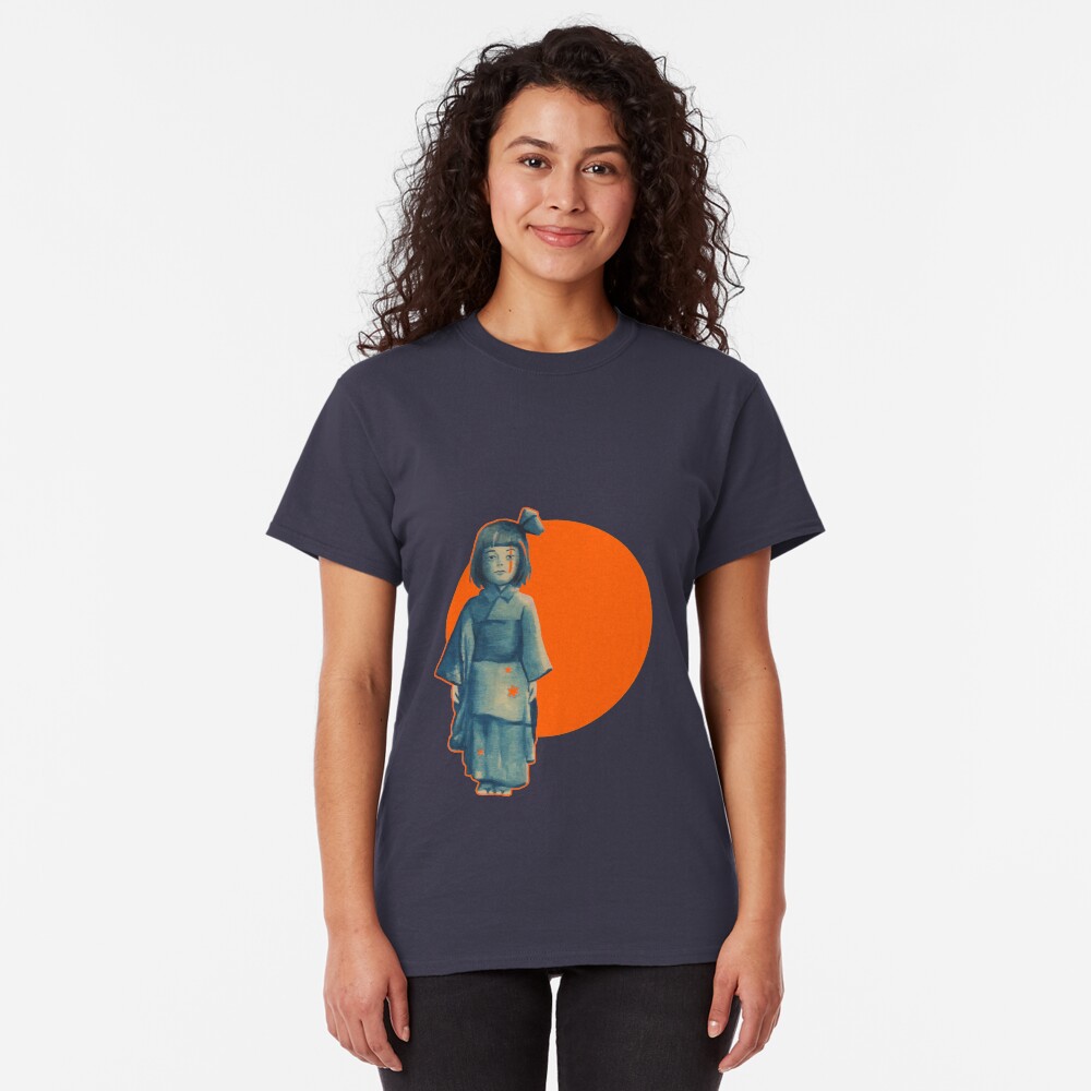 little girl in blue Classic T-Shirt