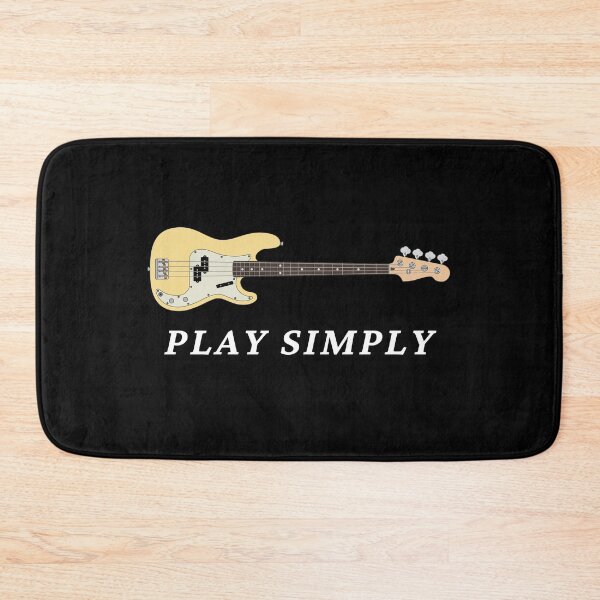 Item preview, Play Simply Bass Guitar Buttercream Color designed and sold by nightsworthy.