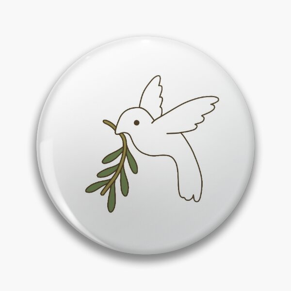 Item preview, Dove with Olive leaf designed and sold by line-on-line.
