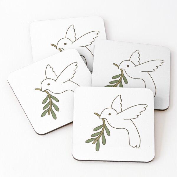 Item preview, Dove with Olive leaf designed and sold by line-on-line.