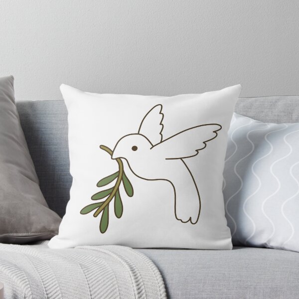 Item preview, Dove with Olive leaf designed and sold by line-on-line.