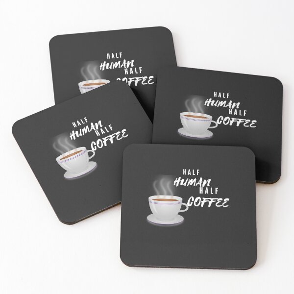 Item preview, Half Human Half Coffee - Funny Coffee Saying Gift Classic T-Shirt designed and sold by Kritsanasupha.