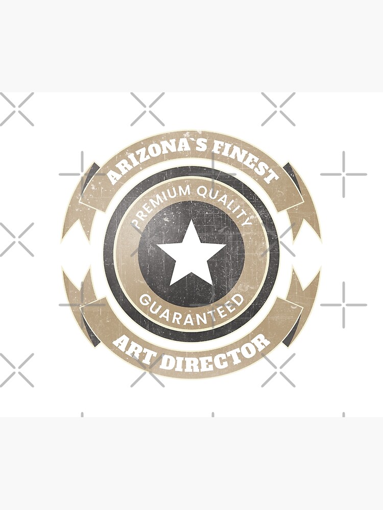 Disover Arizonna, Art Director, State, Occupation, Vintage Badge, Premium Quality, Star Premium Matte Vertical Poster