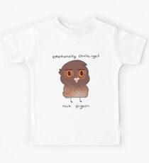 Emotionally Challenged Rock Pigeon Kids Tee