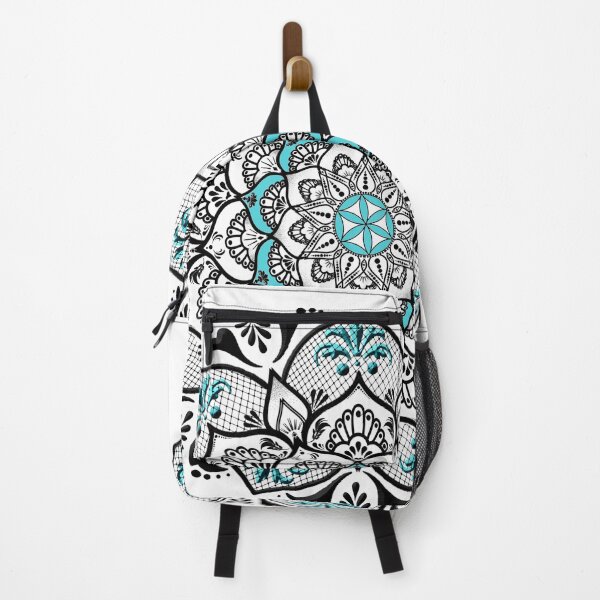 Item preview, Blue and Black Dotted Mandala Sun designed and sold by Tannumoni.